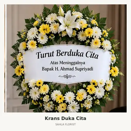 Krans Bunga Duka Sukamulya